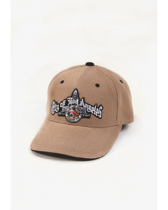 City of  LA Hat beige/blk